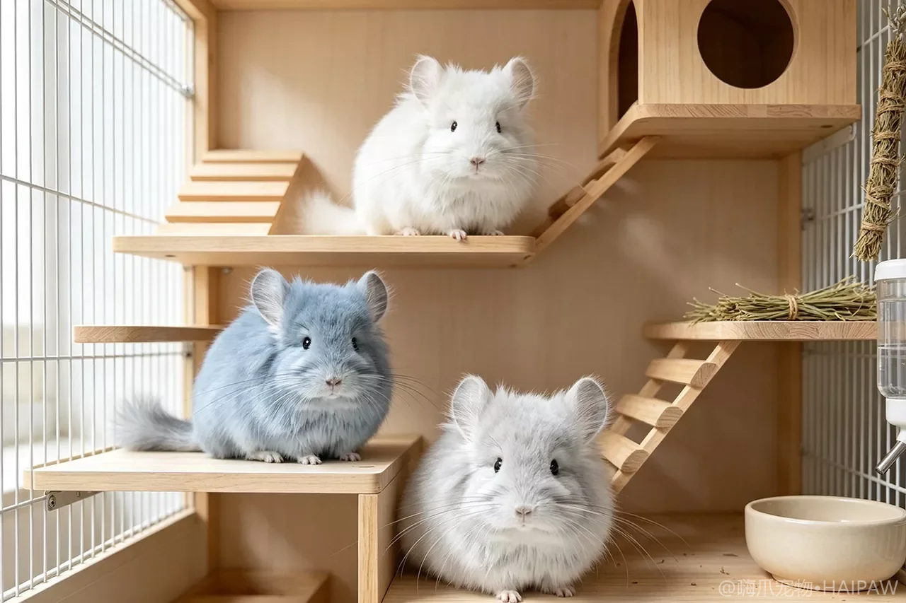 龙猫笼子怎么布置？跳跃平台、藏身处与玩具的空间规划方案