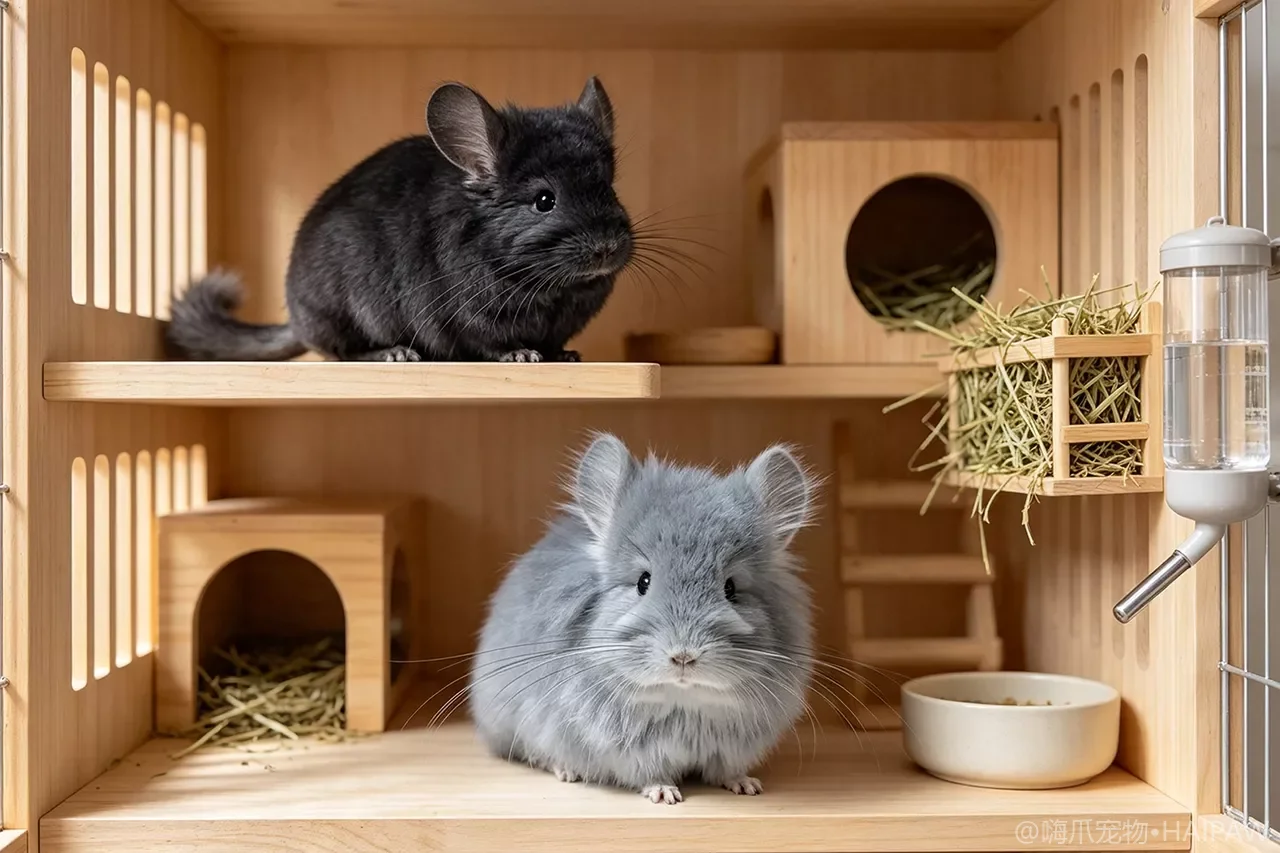 龙猫笼子怎么布置？跳跃平台、藏身处与玩具的空间规划方案