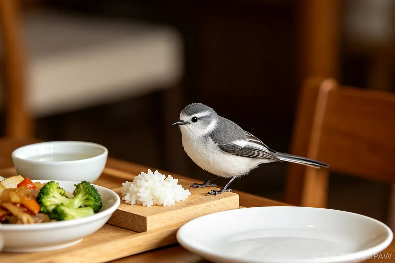 鸟能吃人类的饭菜吗？调味料禁忌与适合分享的人类食物