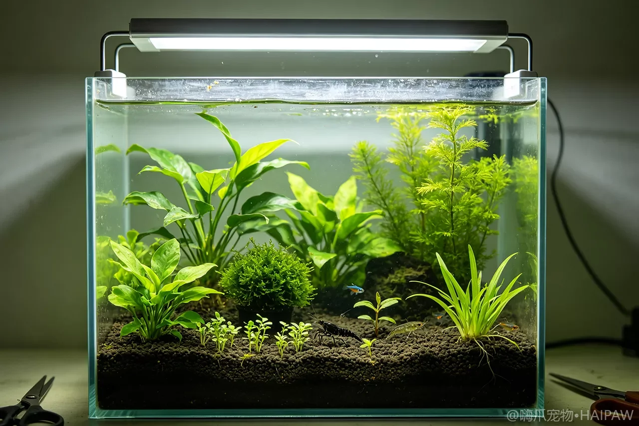鱼缸刚开缸能不能马上种水草？新缸种植时机与水草适应期管理