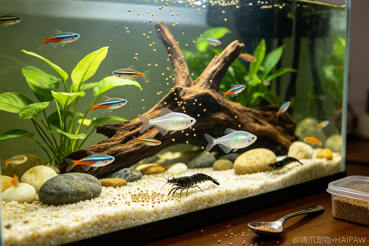 观赏鱼饲料蛋白质含量多少才够——不同鱼种蛋白需求对照与选粮指南