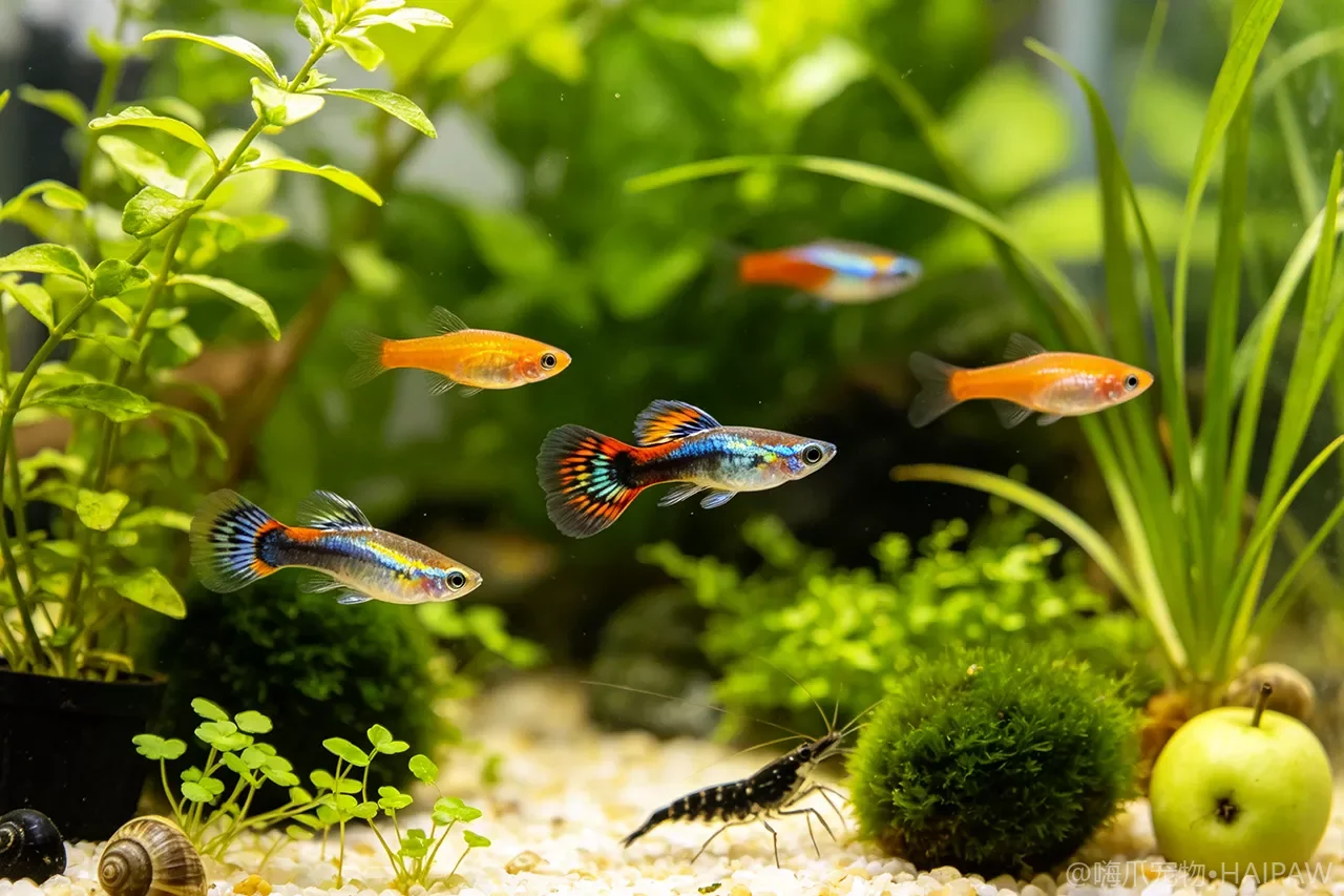 孔雀鱼缩鳍夹尾一定是生病了吗？应激与疾病的鉴别诊断