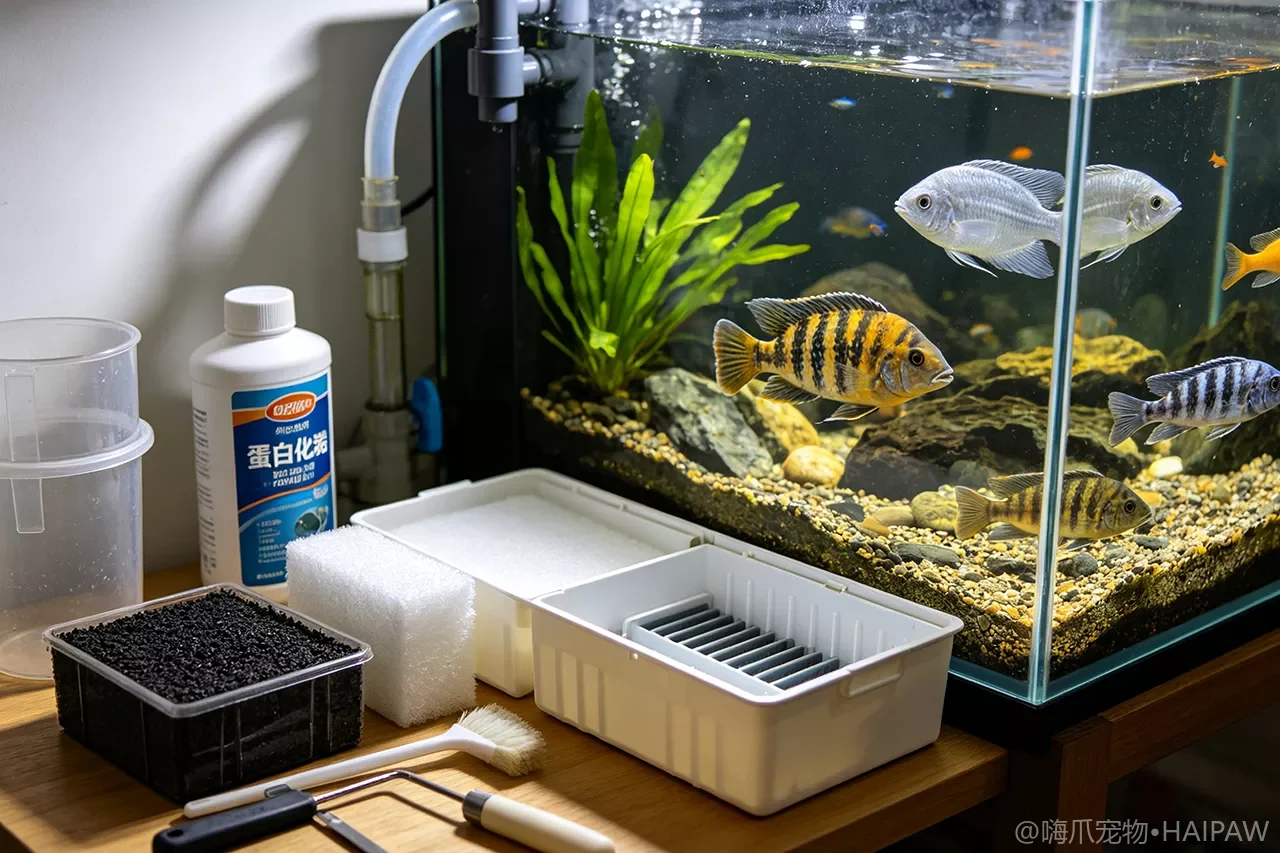 鱼缸水有股腥臭味怎么办？异味来源排查与水质净化方案