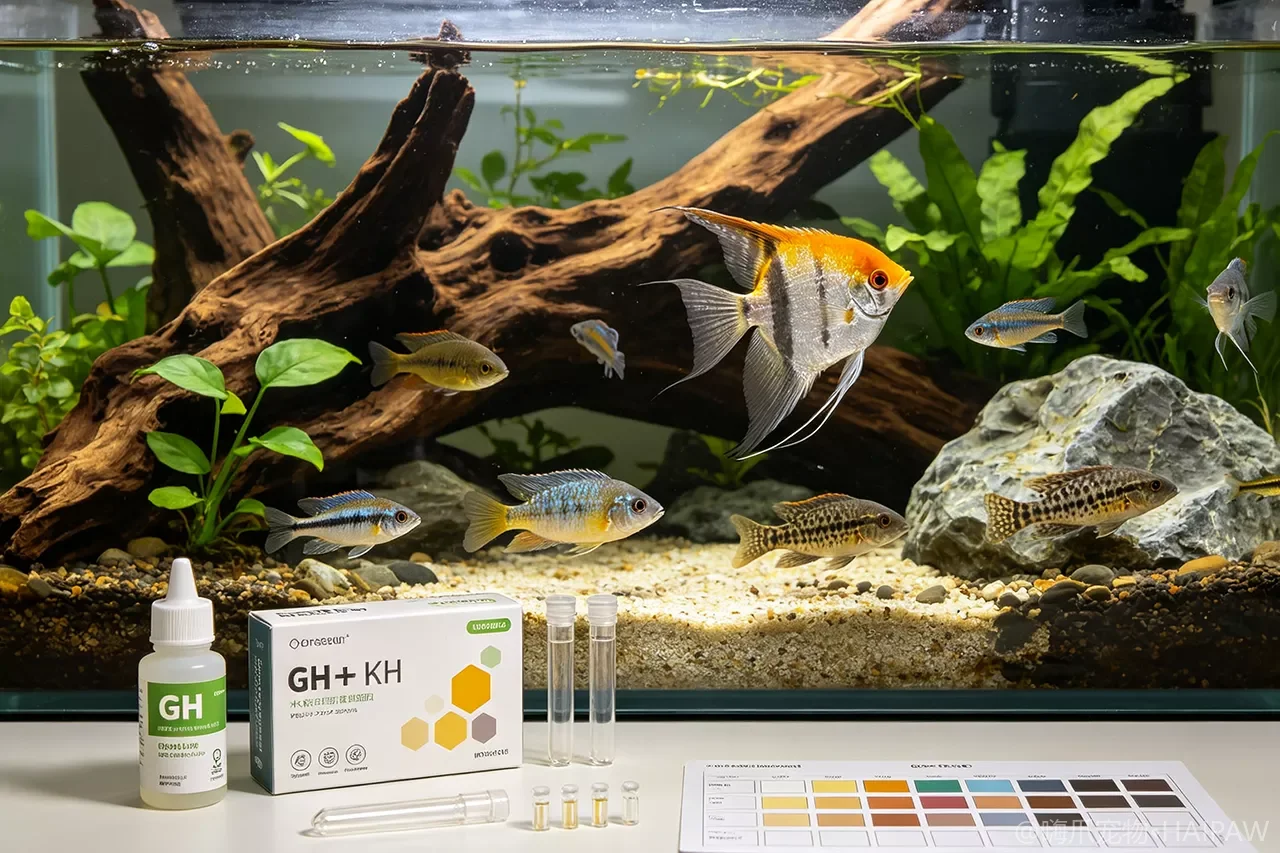 鱼缸水硬度到底是什么？GH与KH的区别及不同鱼种适配参数表