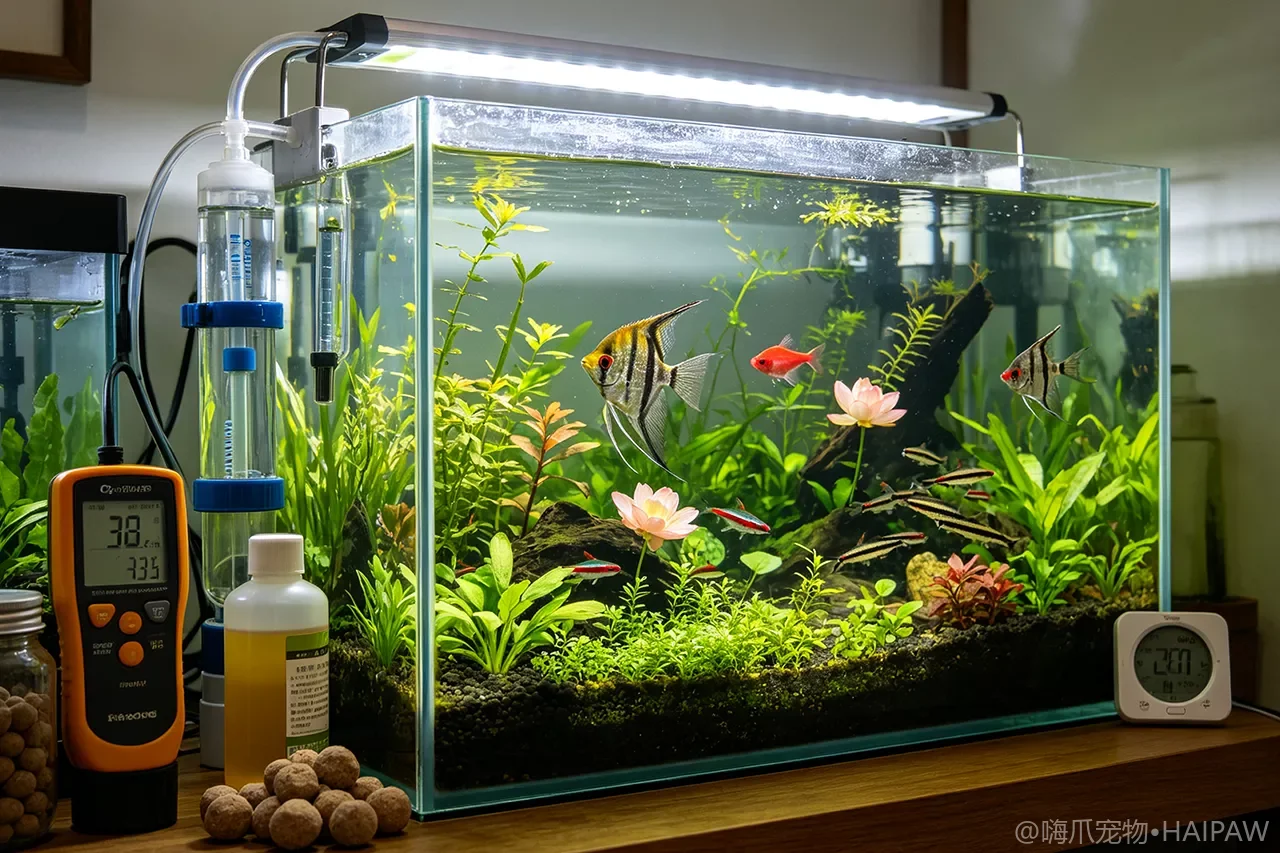 为什么你的水草总是长不好？光照CO2肥料三要素的优先级和配比逻辑